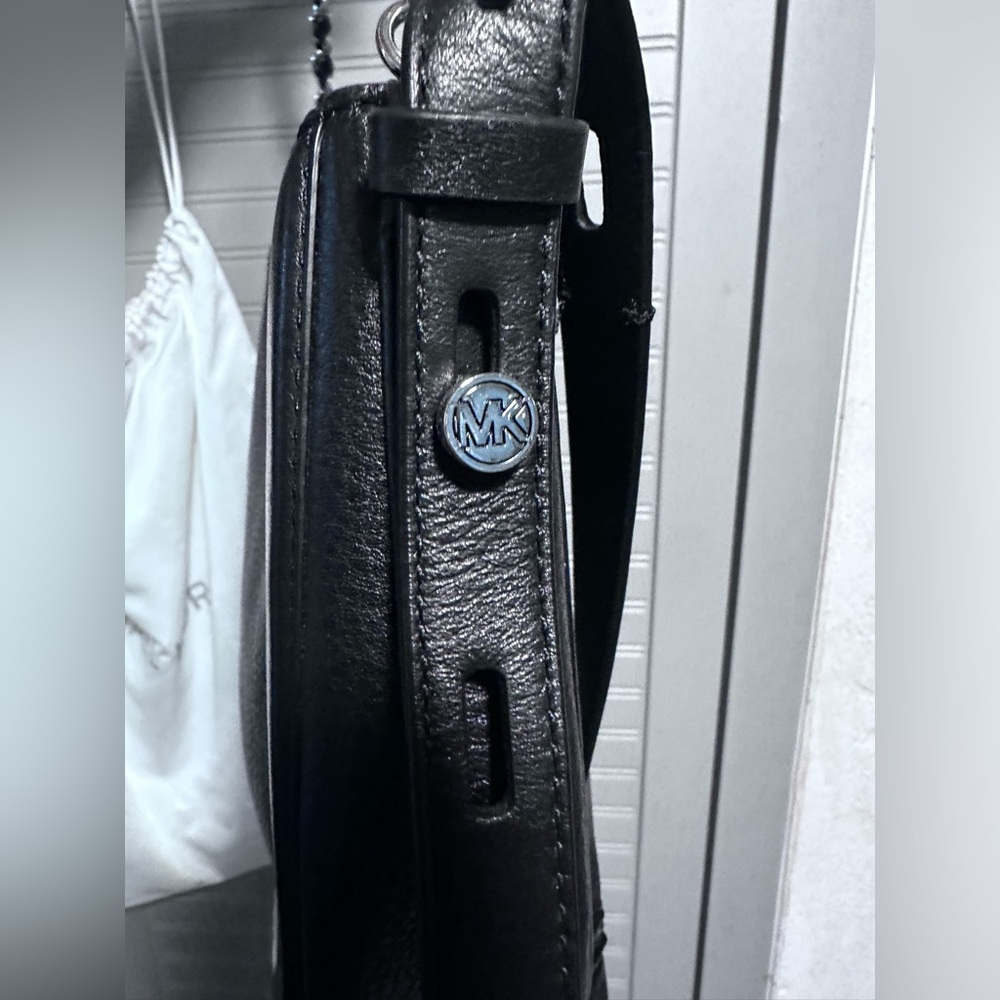 Michael Kors Black Large Jagger Messenger Bag W/ Chain & Dustbag NWOT MSRP: $598 - Picture 11 of 16